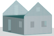 House with Closed Openings